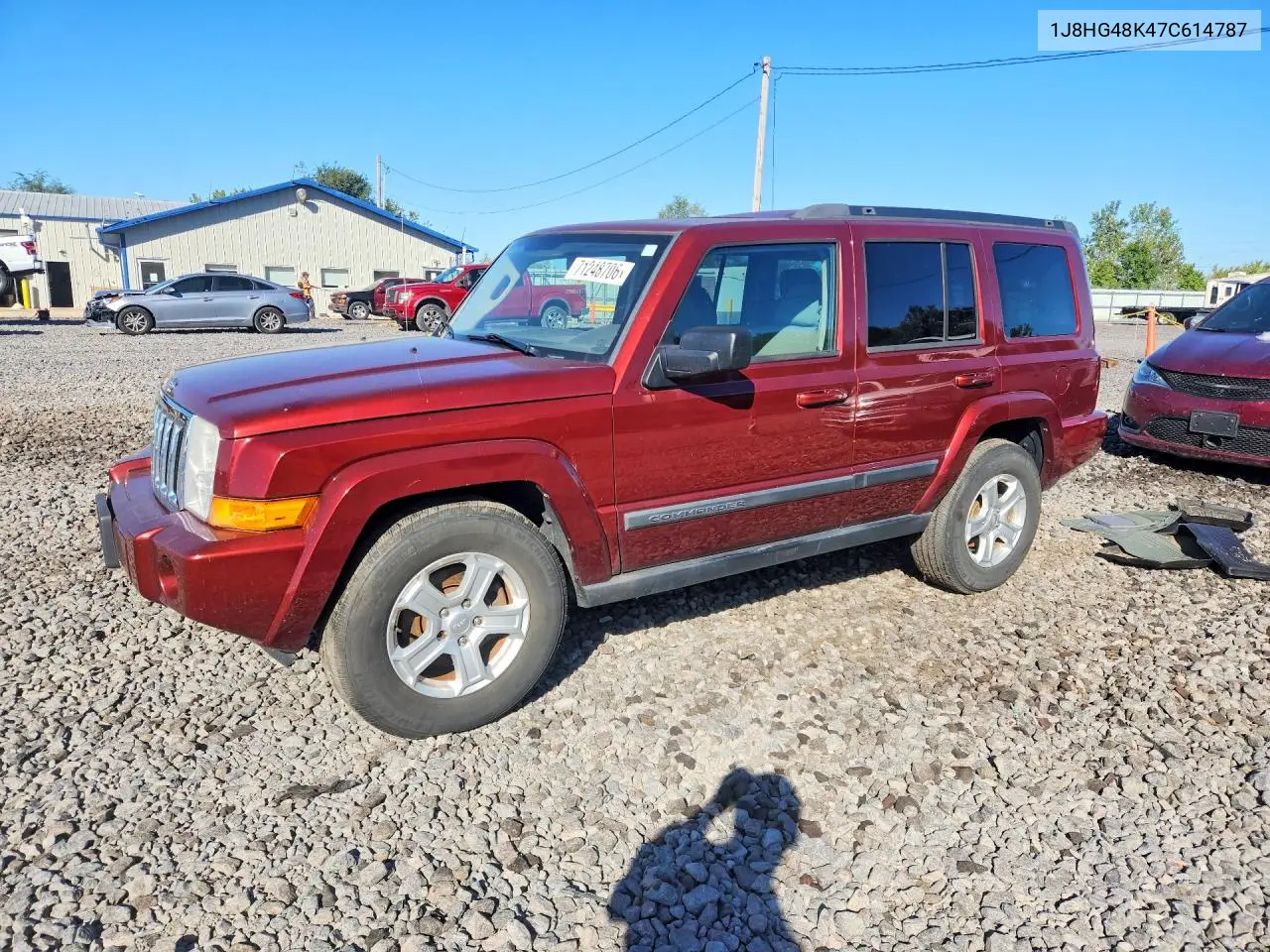 JEEP COMMANDER 2007, VIN 1J8HG48K47C614787