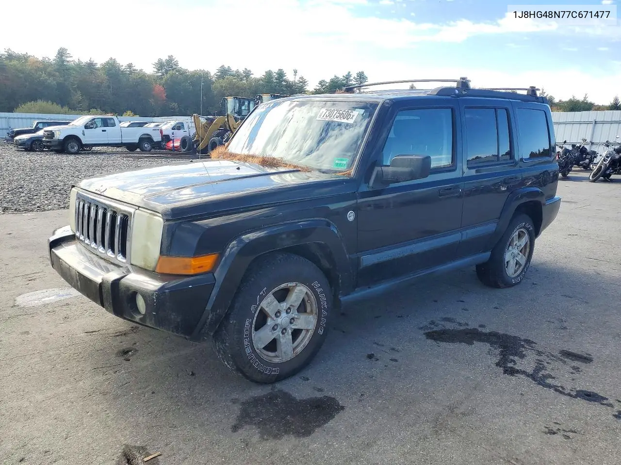 JEEP COMMANDER 2007, VIN 1J8HG48N77C671477