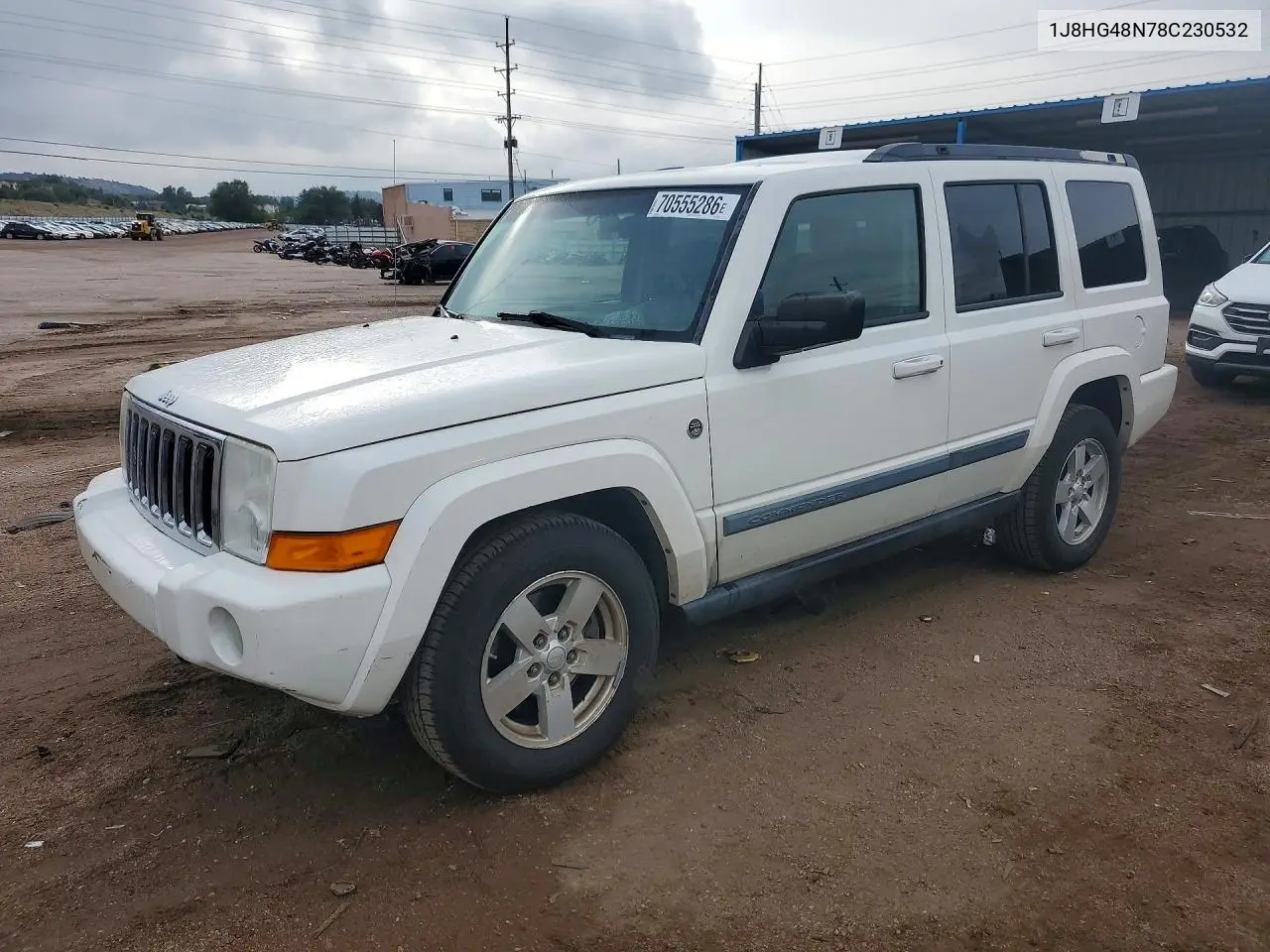 JEEP COMMANDER 2008, VIN 1J8HG48N78C230532