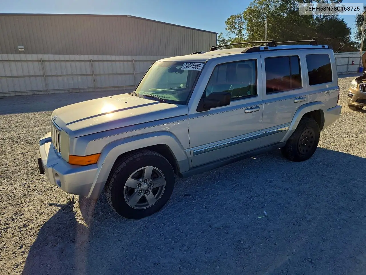 JEEP COMMANDER 2008, VIN 1J8HH58N78C163725