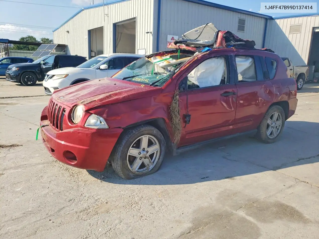 JEEP COMPASS 2009, VIN 1J4FF47B99D137414