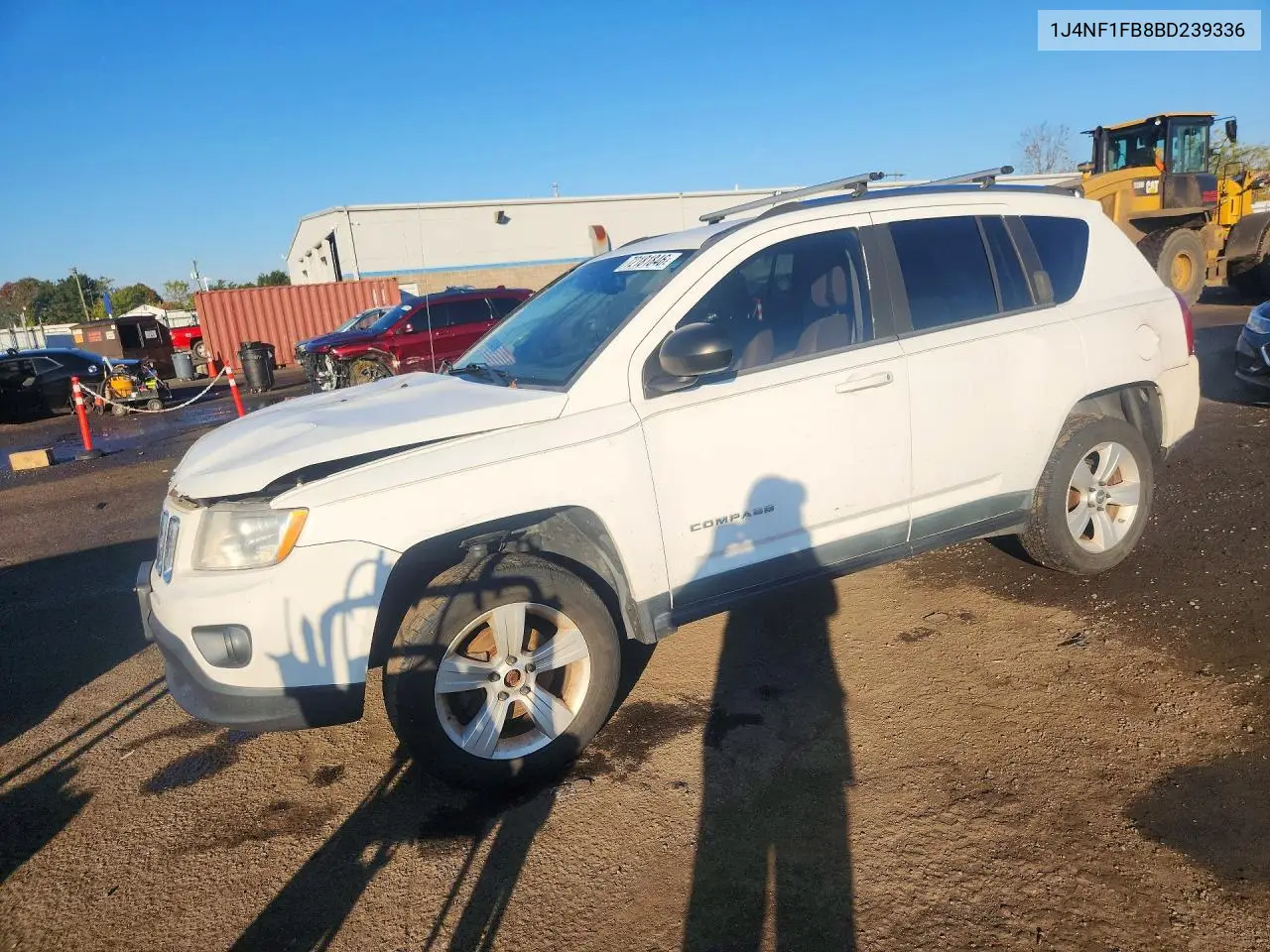 JEEP COMPASS 2011, VIN 1J4NF1FB8BD239336