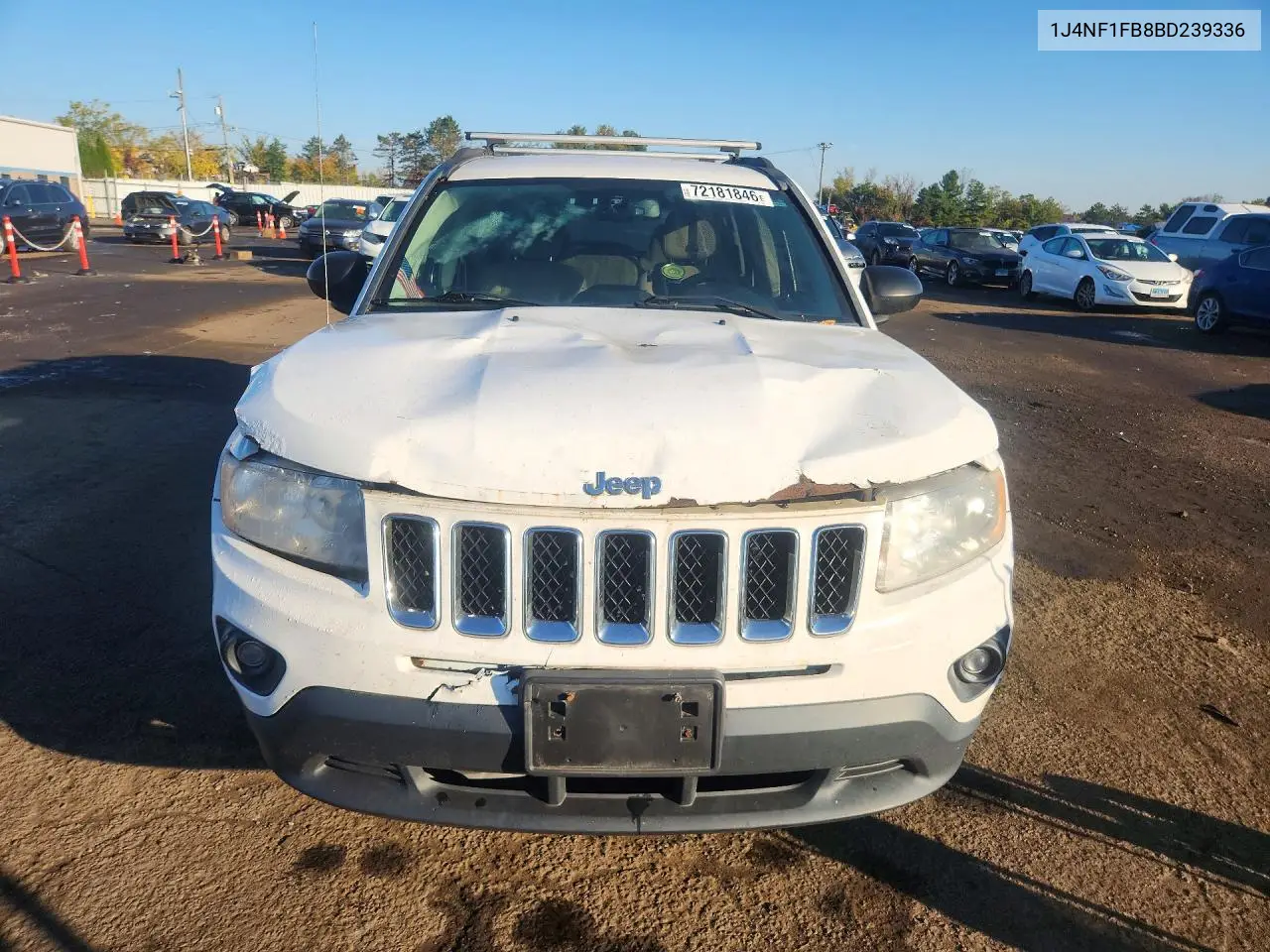 2011 JEEP COMPASS VIN 1J4NF1FB8BD239336 — фото 5