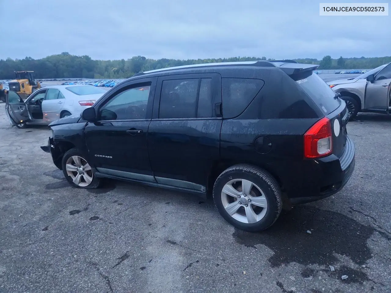 2012 JEEP COMPASS VIN 1C4NJCEA9CD502573 — фото 2