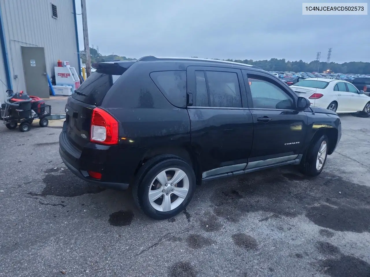 2012 JEEP COMPASS VIN 1C4NJCEA9CD502573 — фото 3