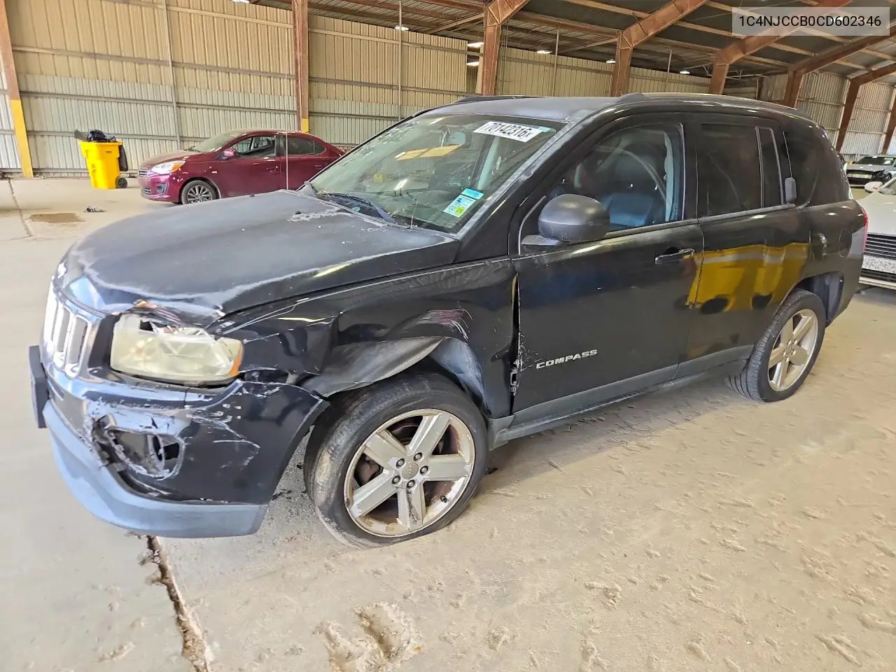 JEEP COMPASS 2012, VIN 1C4NJCCB0CD602346