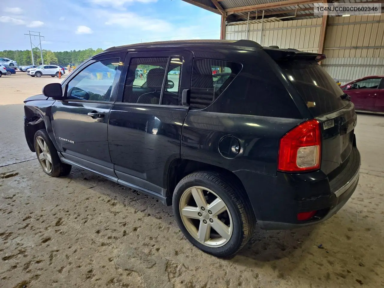 2012 JEEP COMPASS VIN 1C4NJCCB0CD602346 — фото 2