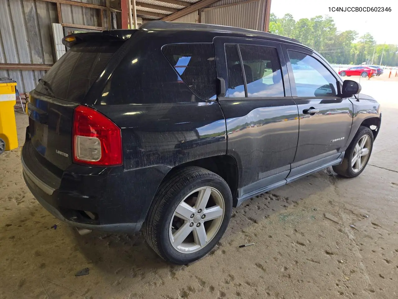 2012 JEEP COMPASS VIN 1C4NJCCB0CD602346 — фото 3