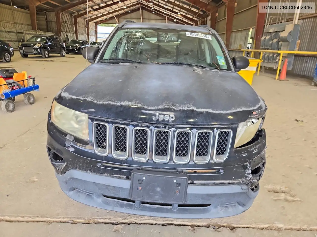 2012 JEEP COMPASS VIN 1C4NJCCB0CD602346 — фото 5