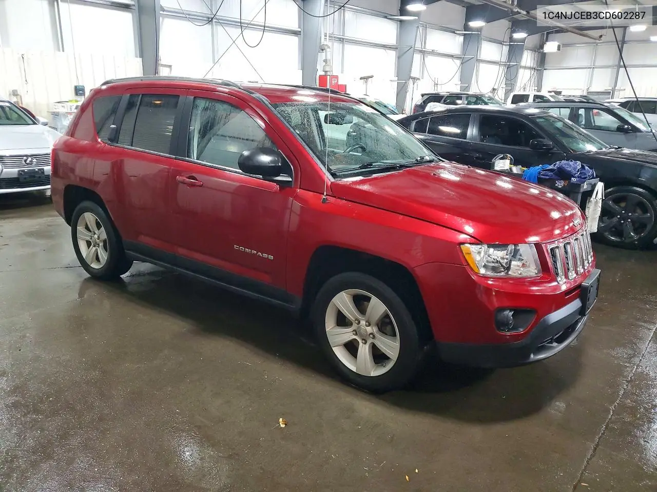 2012 JEEP COMPASS VIN 1C4NJCEB3CD602287 — фото 4