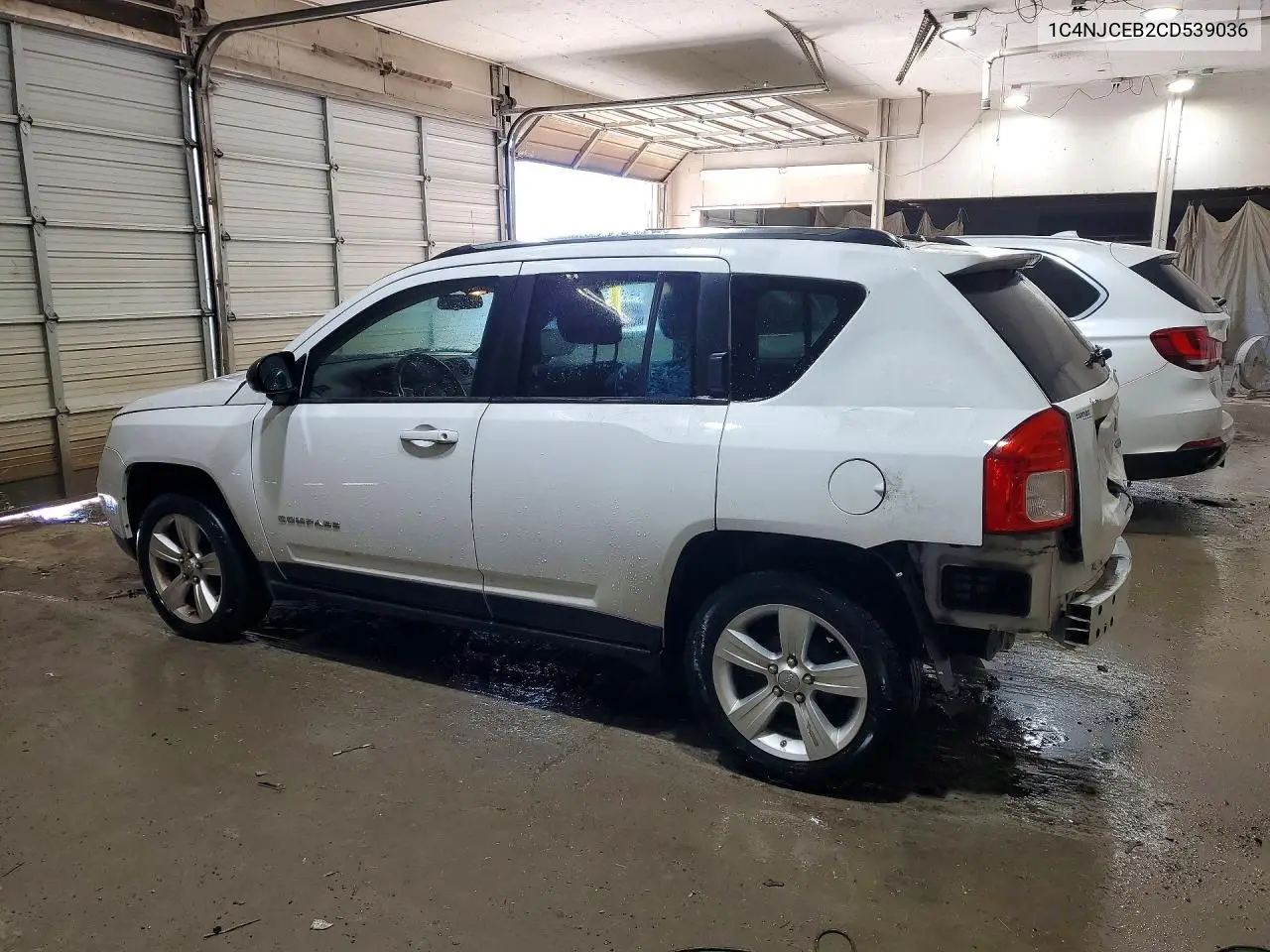 2012 JEEP COMPASS VIN 1C4NJCEB2CD539036 — фото 2
