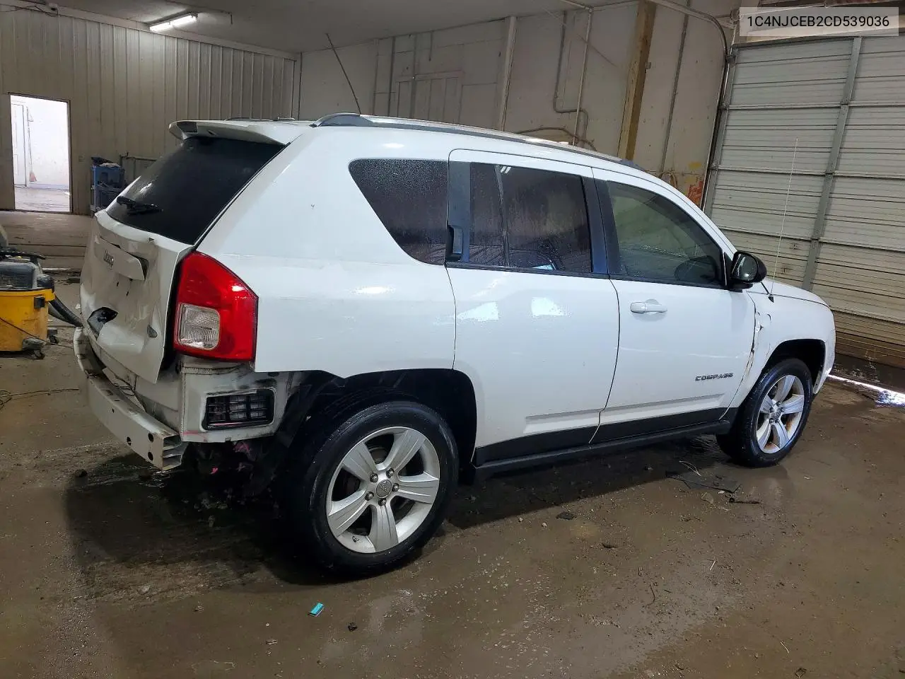 2012 JEEP COMPASS VIN 1C4NJCEB2CD539036 — фото 3
