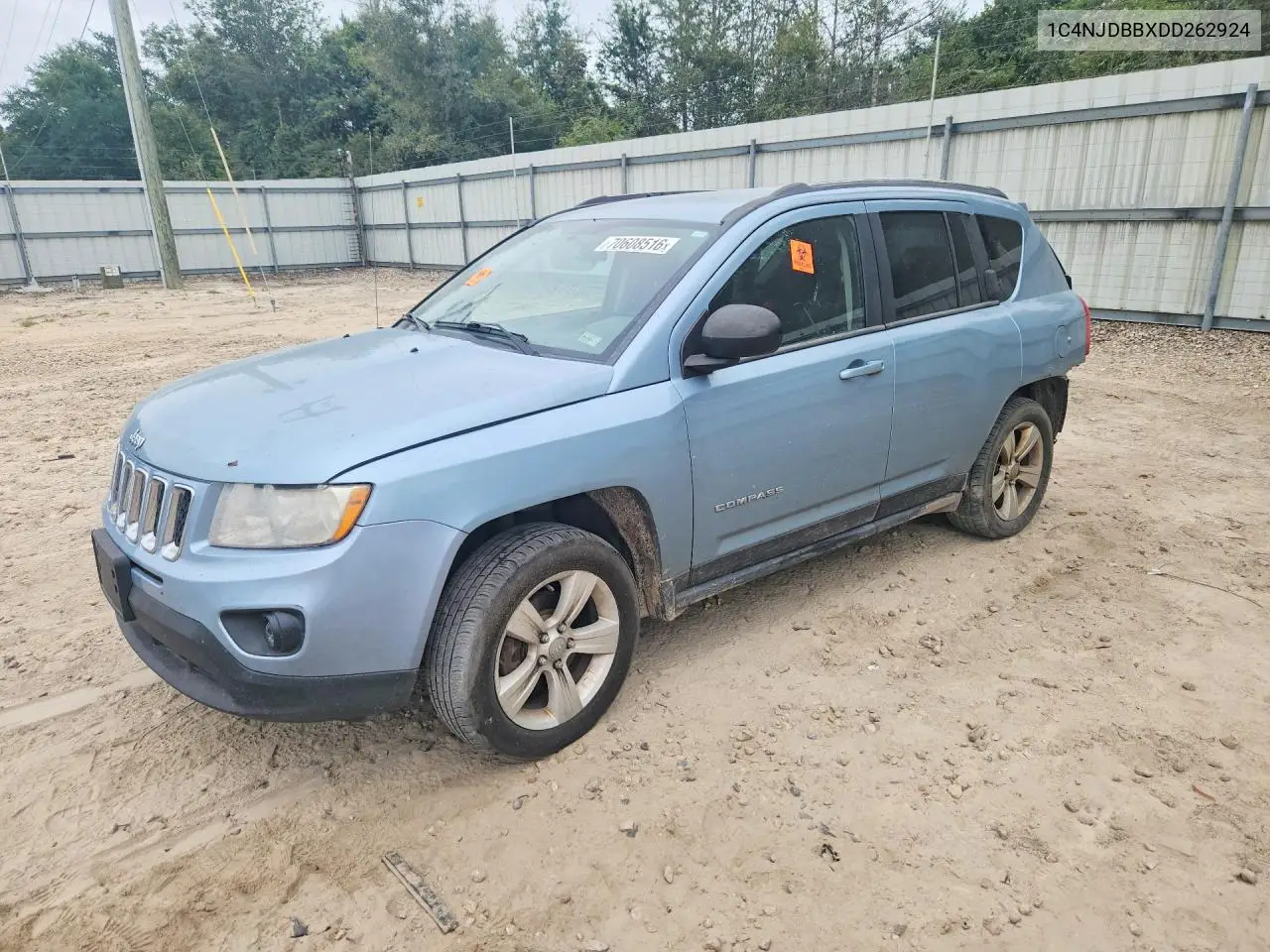 JEEP COMPASS 2013, VIN 1C4NJDBBXDD262924