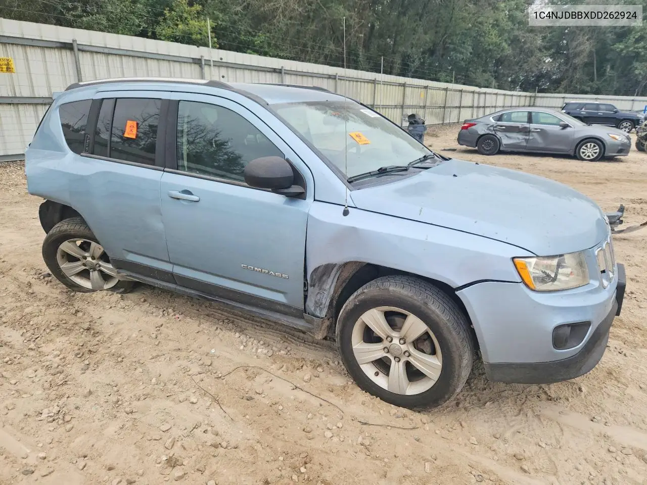 2013 JEEP COMPASS VIN 1C4NJDBBXDD262924 — фото 4