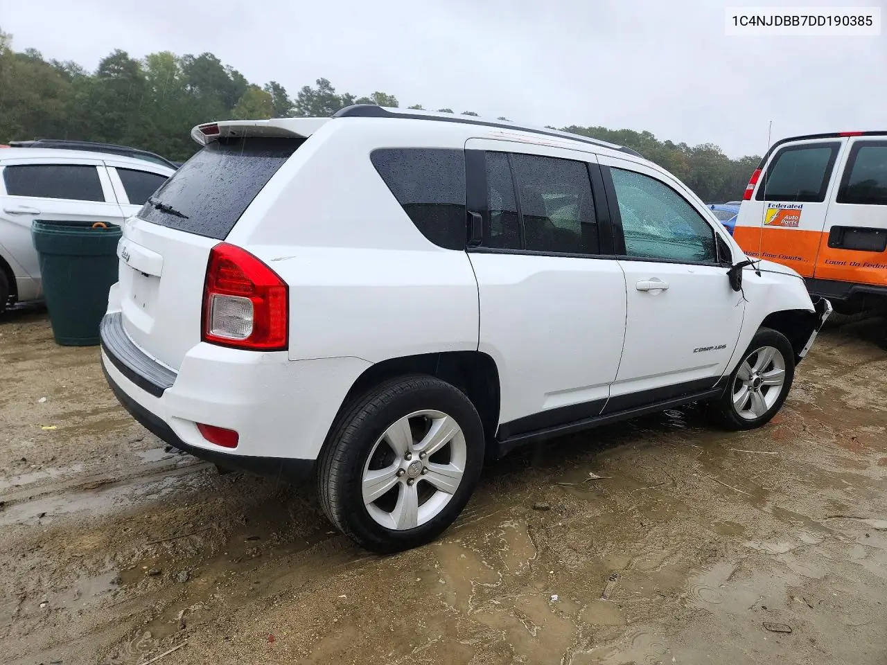 2013 JEEP COMPASS VIN 1C4NJDBB7DD190385 — фото 3