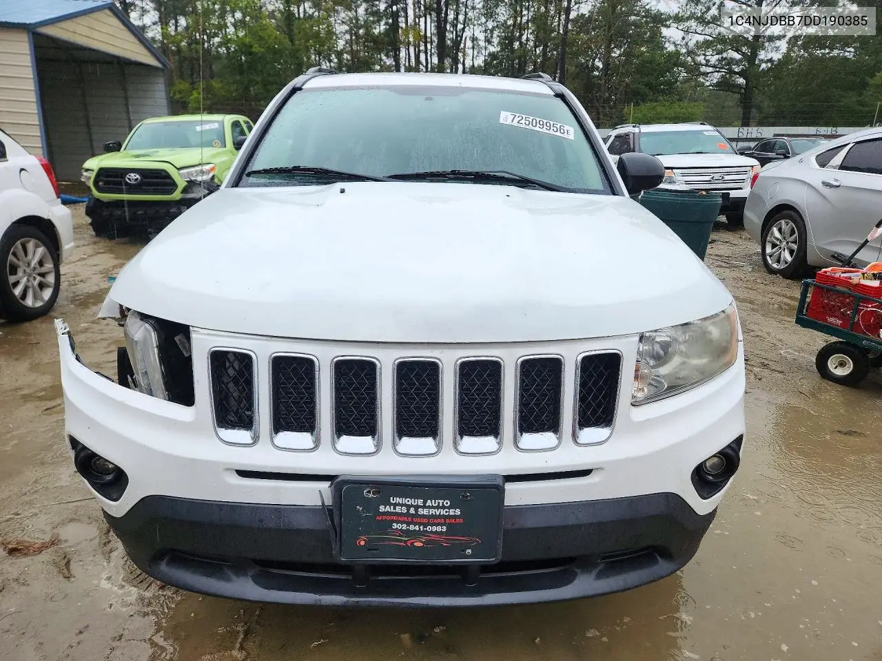2013 JEEP COMPASS VIN 1C4NJDBB7DD190385 — фото 5