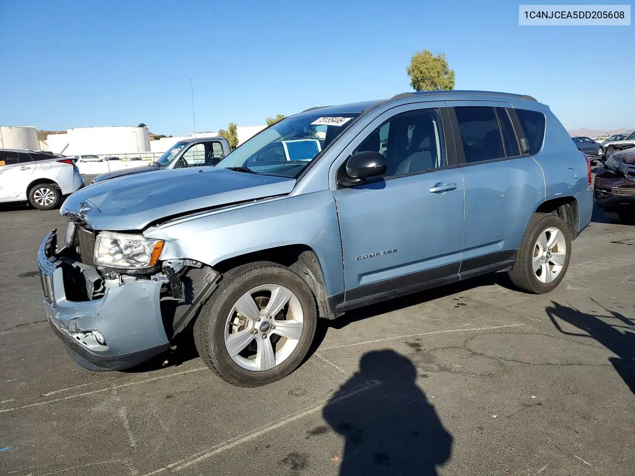 JEEP COMPASS 2013, VIN 1C4NJCEA5DD205608