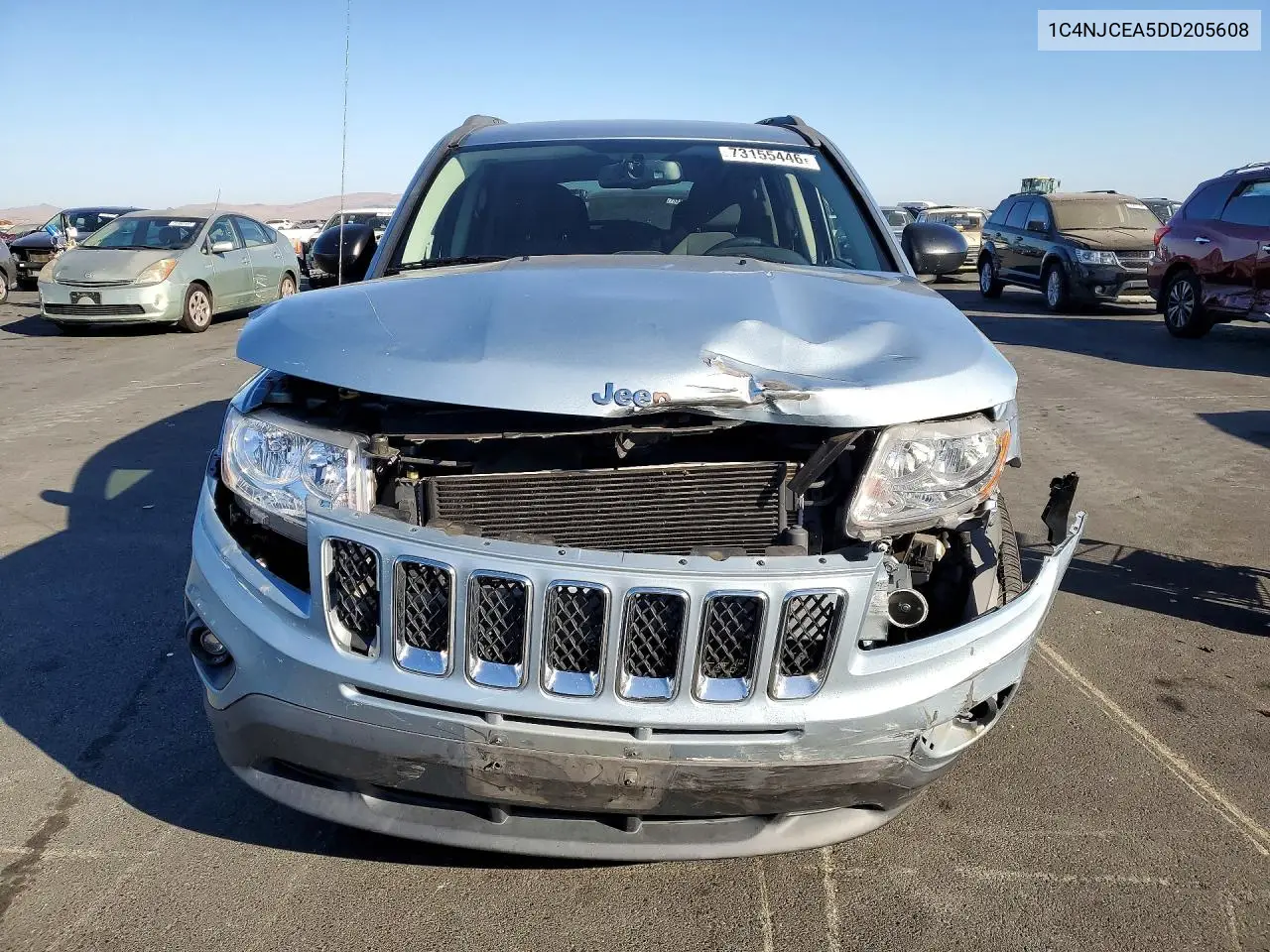 2013 JEEP COMPASS VIN 1C4NJCEA5DD205608 — фото 5
