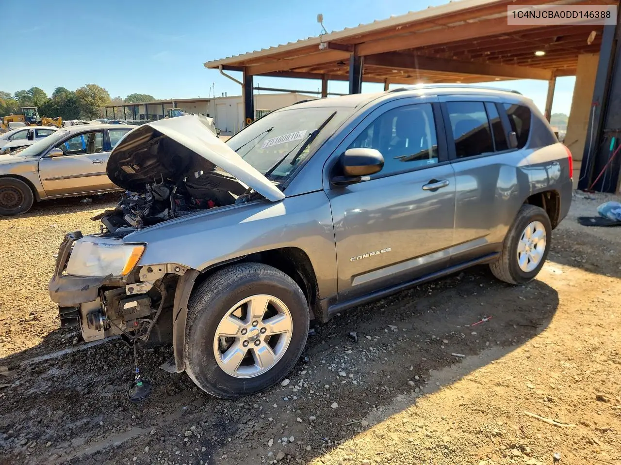 JEEP COMPASS 2013, VIN 1C4NJCBA0DD146388