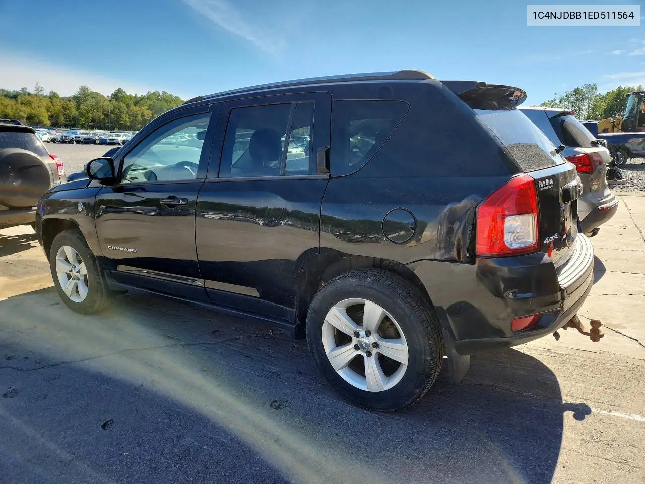 2014 JEEP COMPASS VIN 1C4NJDBB1ED511564 — фото 2