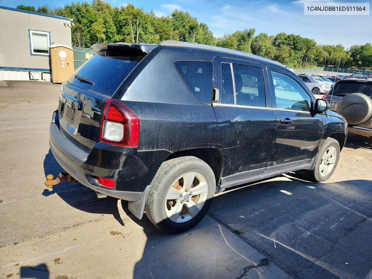 2014 JEEP COMPASS VIN 1C4NJDBB1ED511564 — фото 3