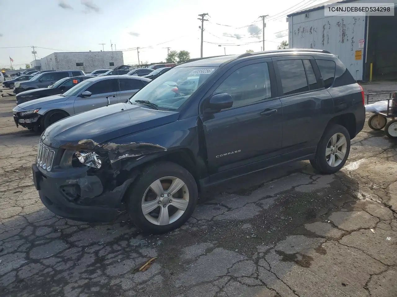 JEEP COMPASS 2014, VIN 1C4NJDEB6ED534298