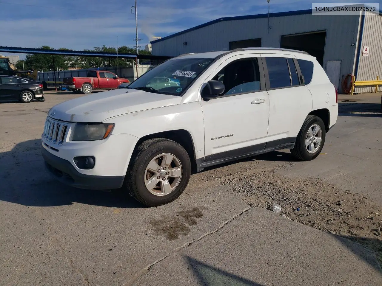 JEEP COMPASS 2014, VIN 1C4NJCBAXED829572