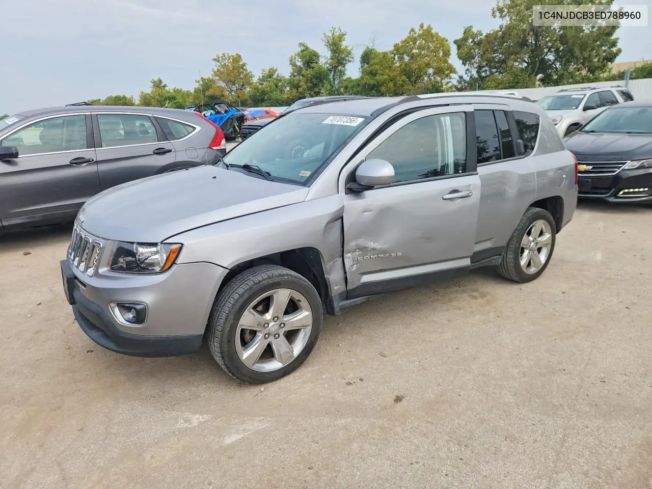 JEEP COMPASS 2014, VIN 1C4NJDCB3ED788960