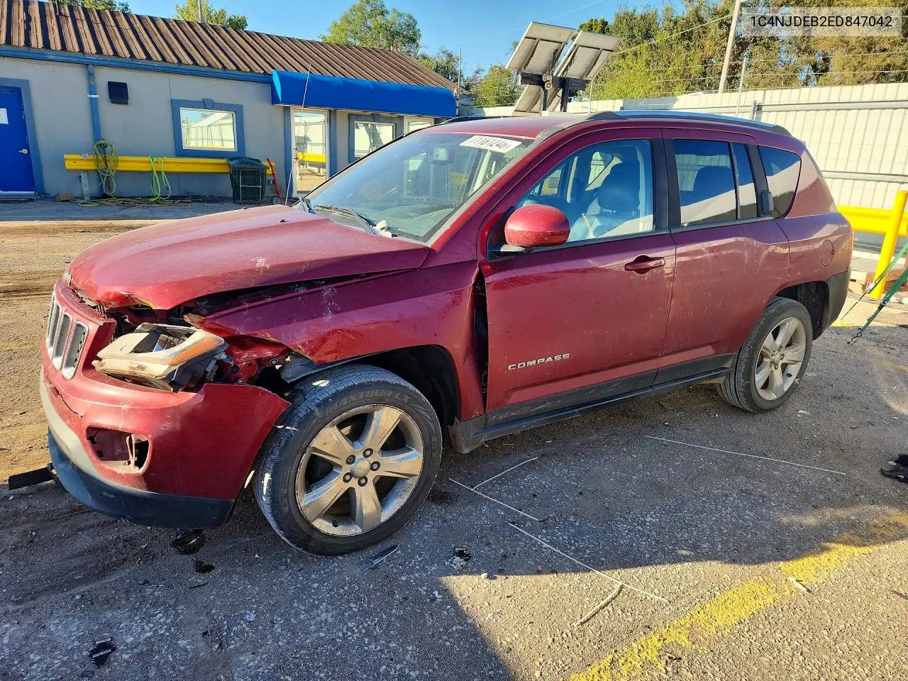 JEEP COMPASS 2014, VIN 1C4NJDEB2ED847042