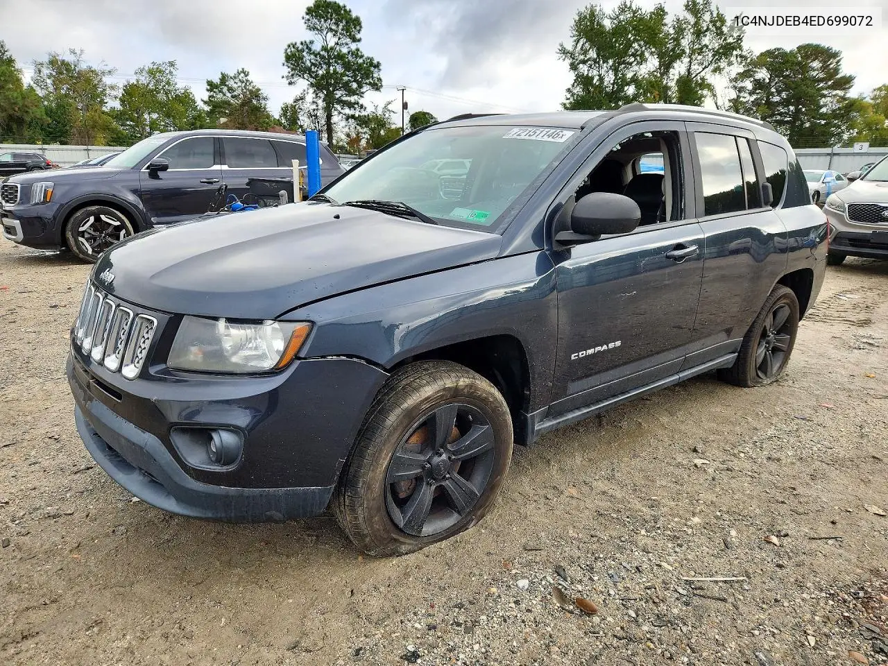 JEEP COMPASS 2014, VIN 1C4NJDEB4ED699072