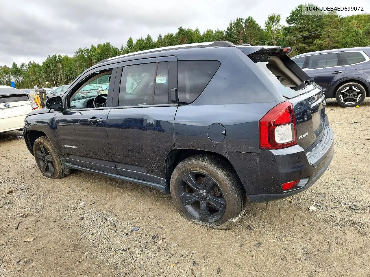 2014 JEEP COMPASS VIN 1C4NJDEB4ED699072 — фото 2