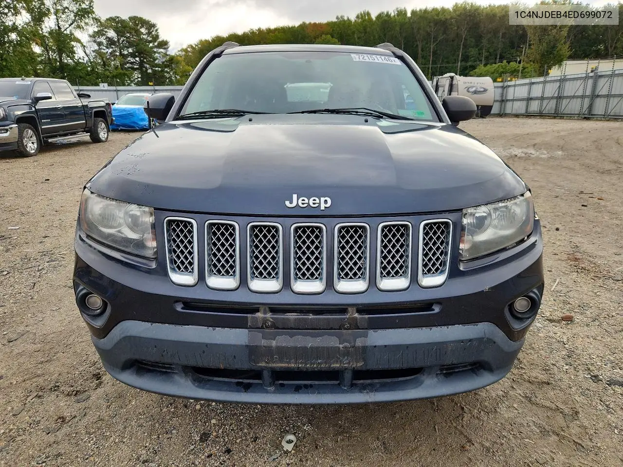 2014 JEEP COMPASS VIN 1C4NJDEB4ED699072 — фото 5