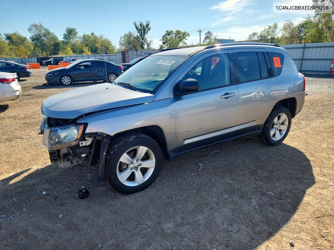 JEEP COMPASS 2014, VIN 1C4NJCBBXED909298
