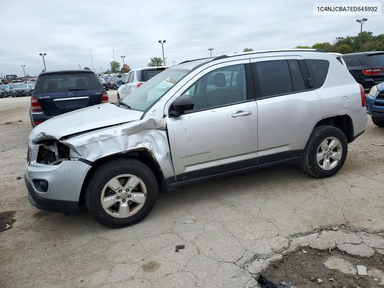 JEEP COMPASS 2014, VIN 1C4NJCBA7ED545932