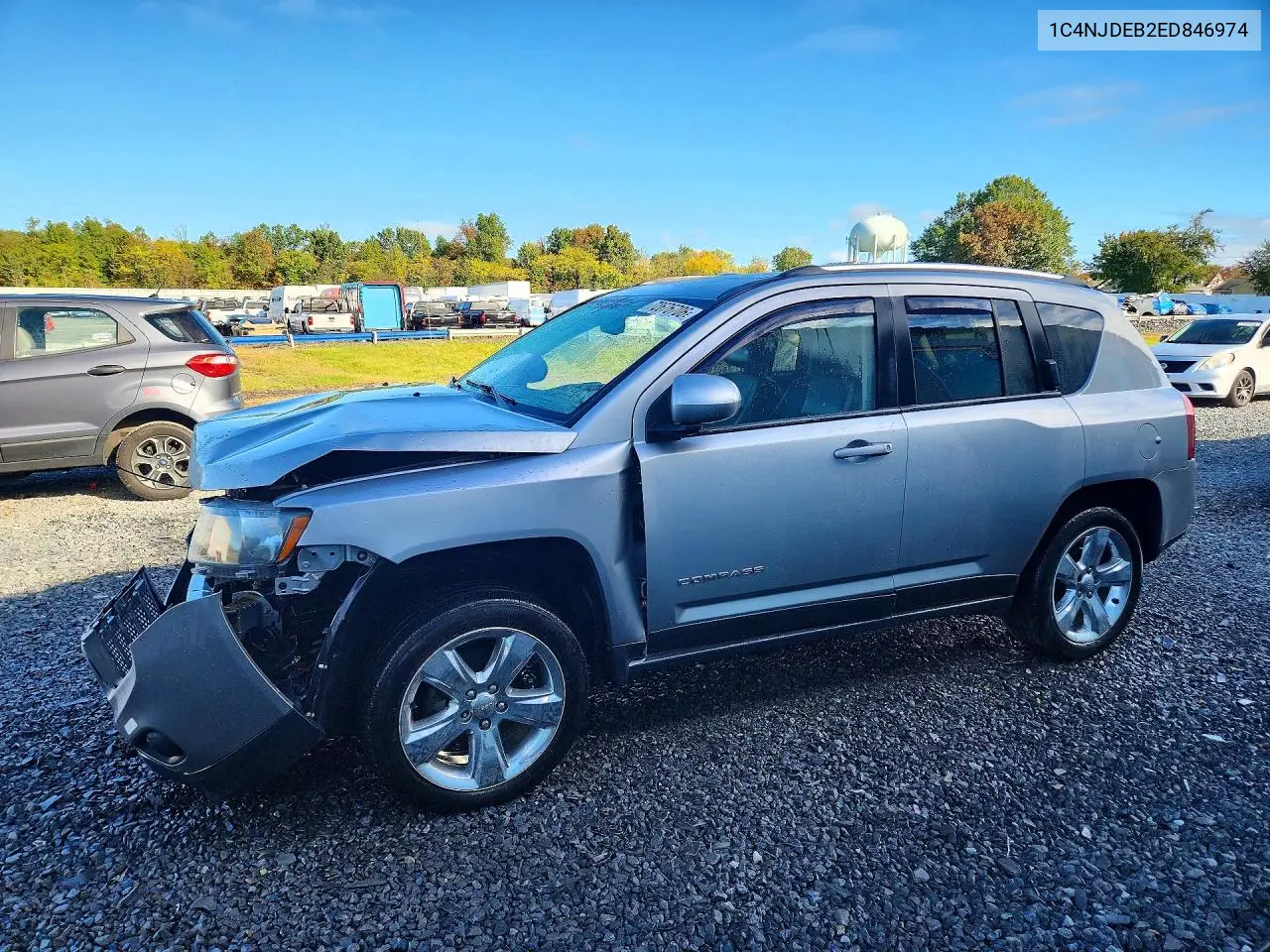 JEEP COMPASS 2014, VIN 1C4NJDEB2ED846974
