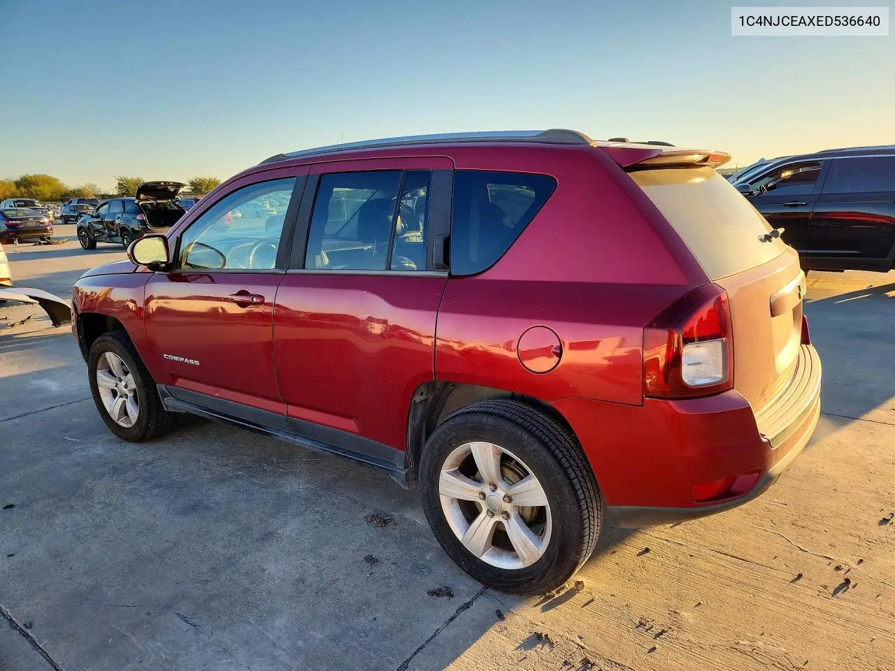 2014 JEEP COMPASS VIN 1C4NJCEAXED536640 — фото 2