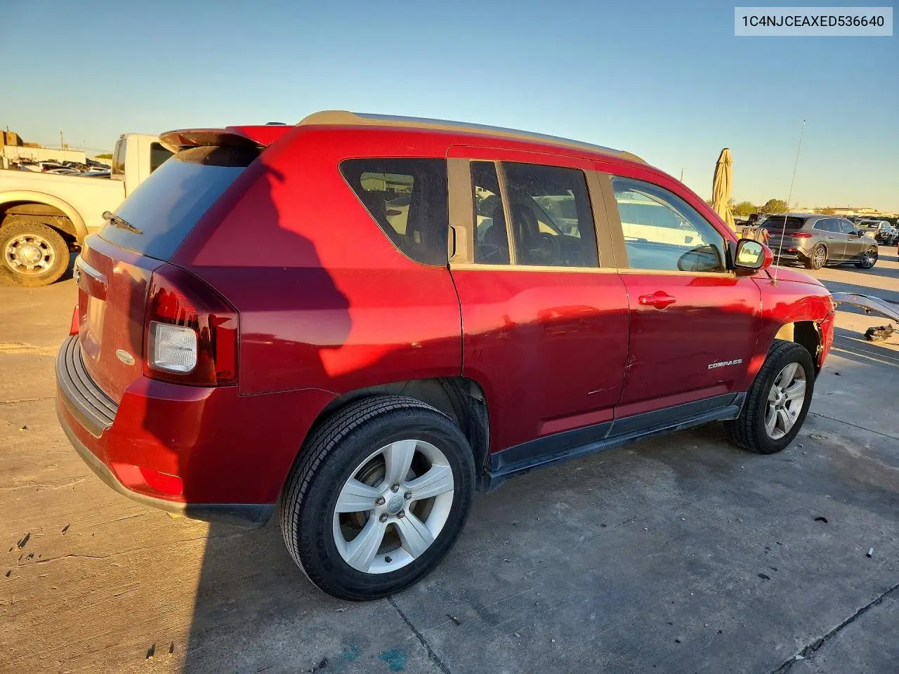 2014 JEEP COMPASS VIN 1C4NJCEAXED536640 — фото 3