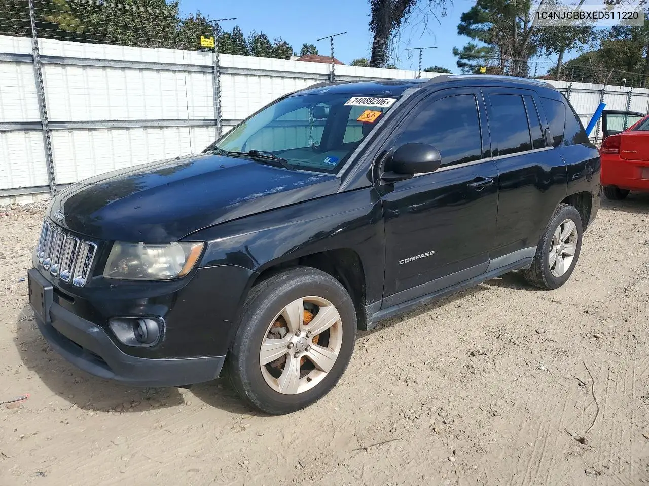 JEEP COMPASS 2014, VIN 1C4NJCBBXED511220