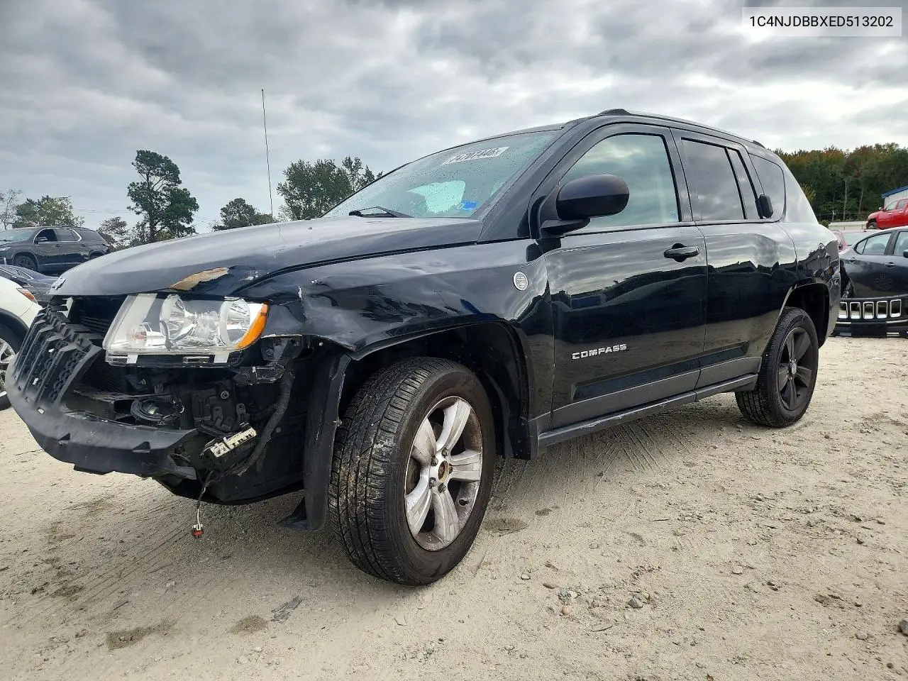 JEEP COMPASS 2014, VIN 1C4NJDBBXED513202