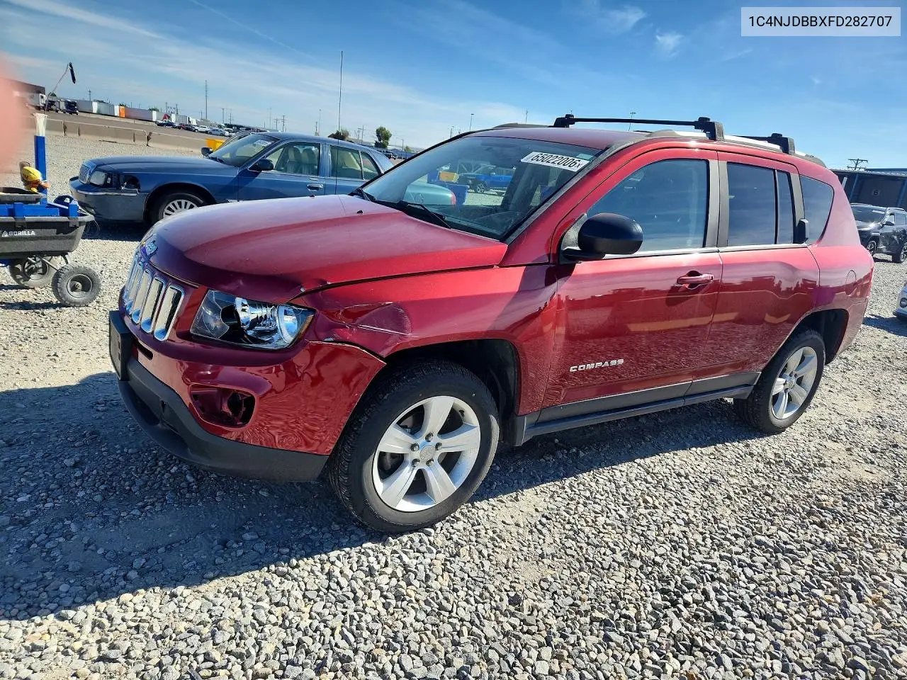 JEEP COMPASS 2015, VIN 1C4NJDBBXFD282707