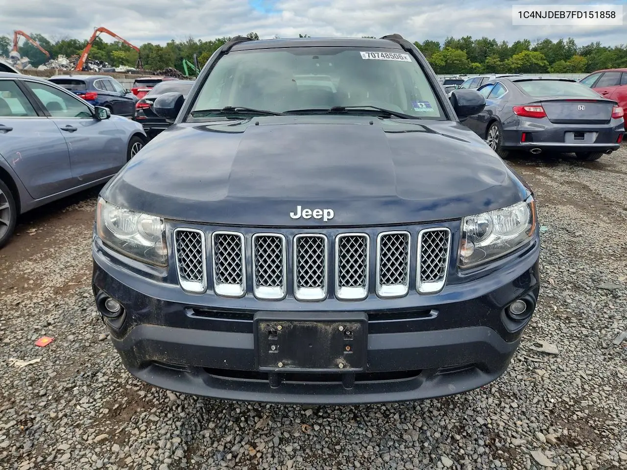 2015 JEEP COMPASS VIN 1C4NJDEB7FD151858 — фото 5
