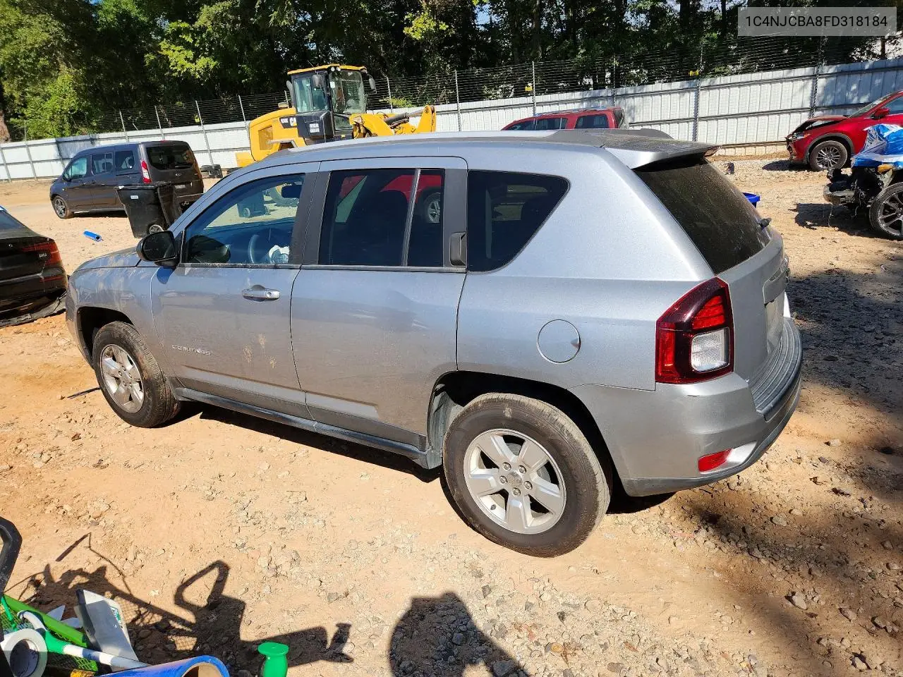 2015 JEEP COMPASS VIN 1C4NJCBA8FD318184 — фото 2