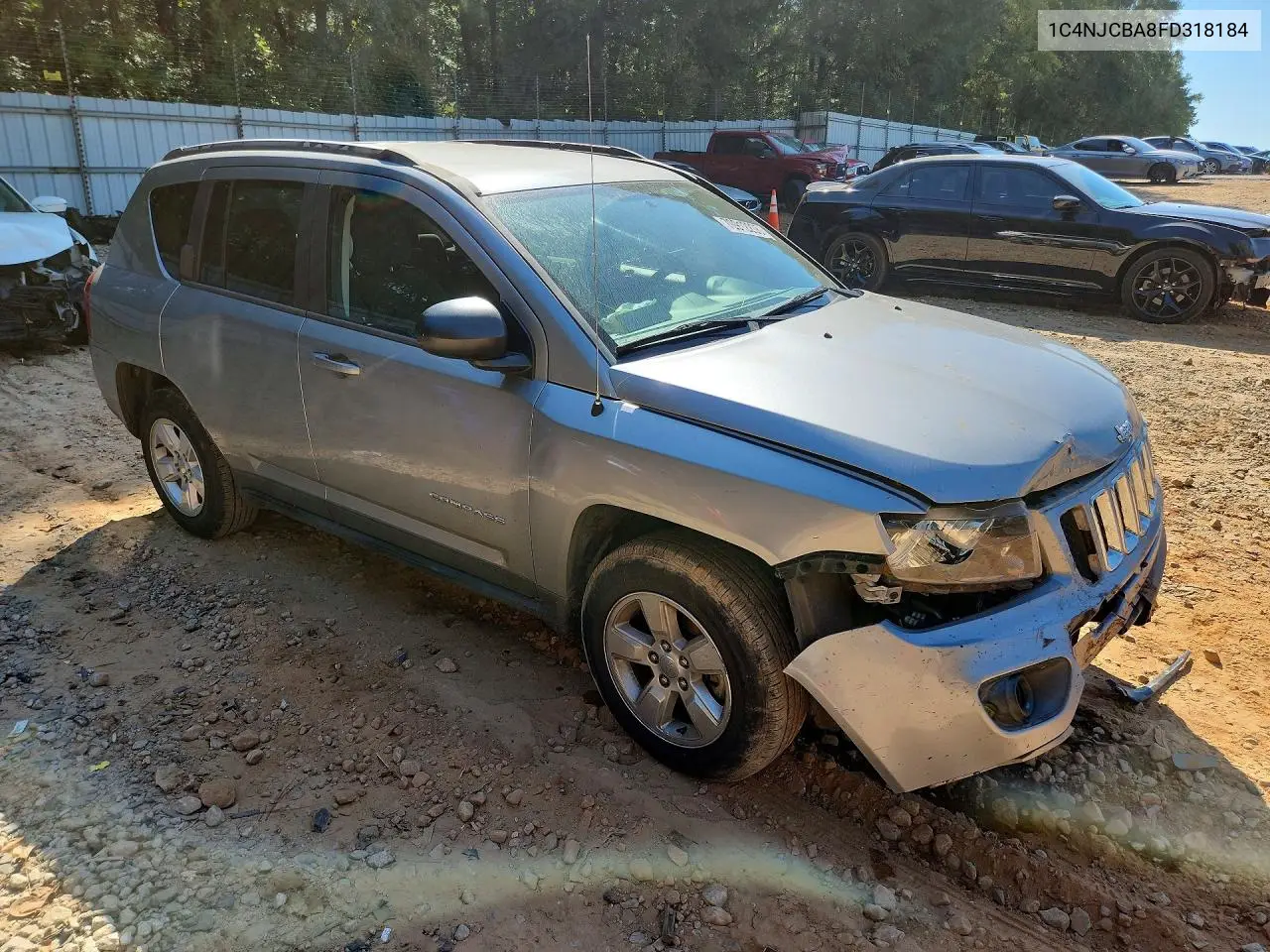 2015 JEEP COMPASS VIN 1C4NJCBA8FD318184 — фото 4