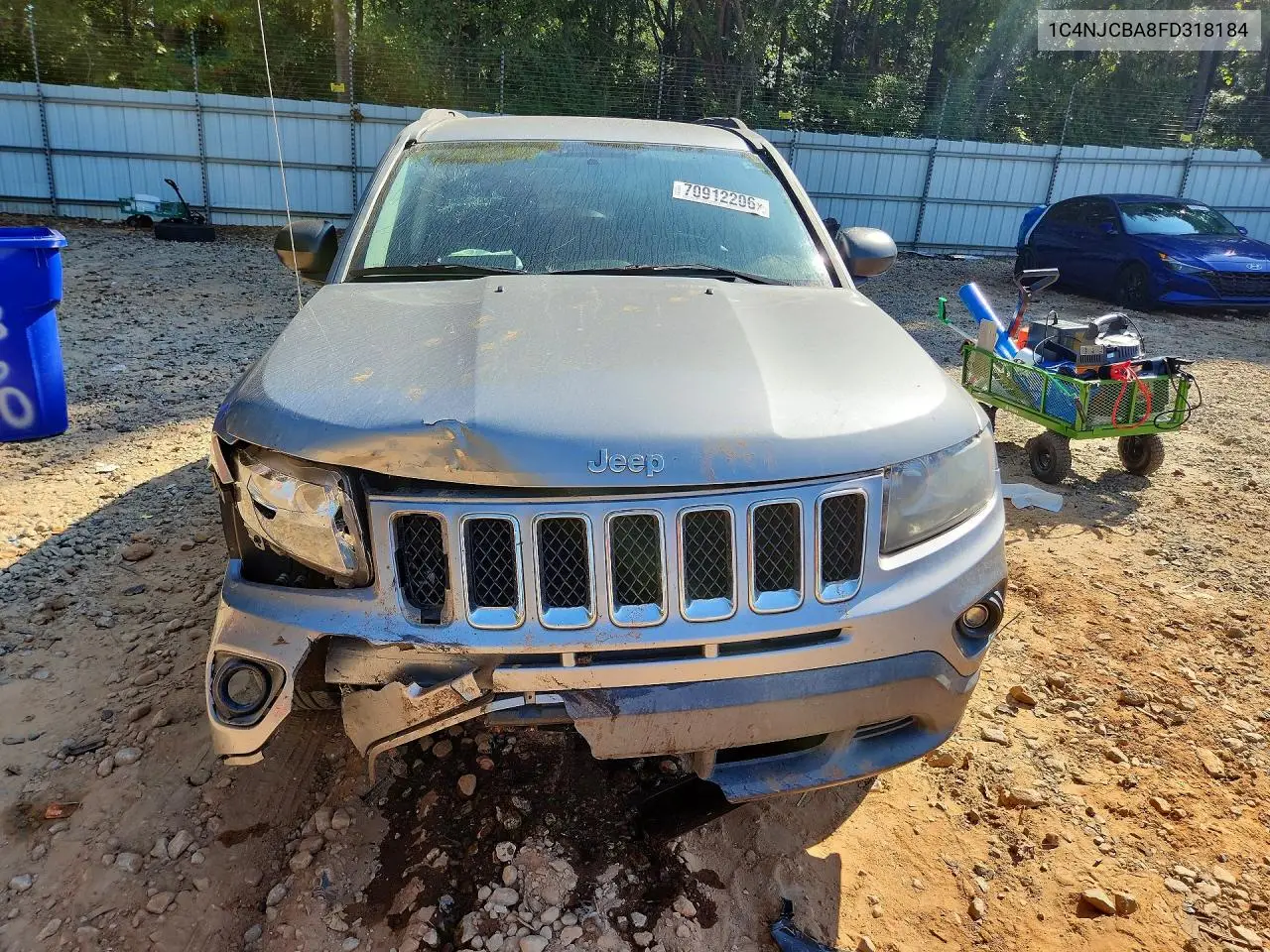 2015 JEEP COMPASS VIN 1C4NJCBA8FD318184 — фото 5