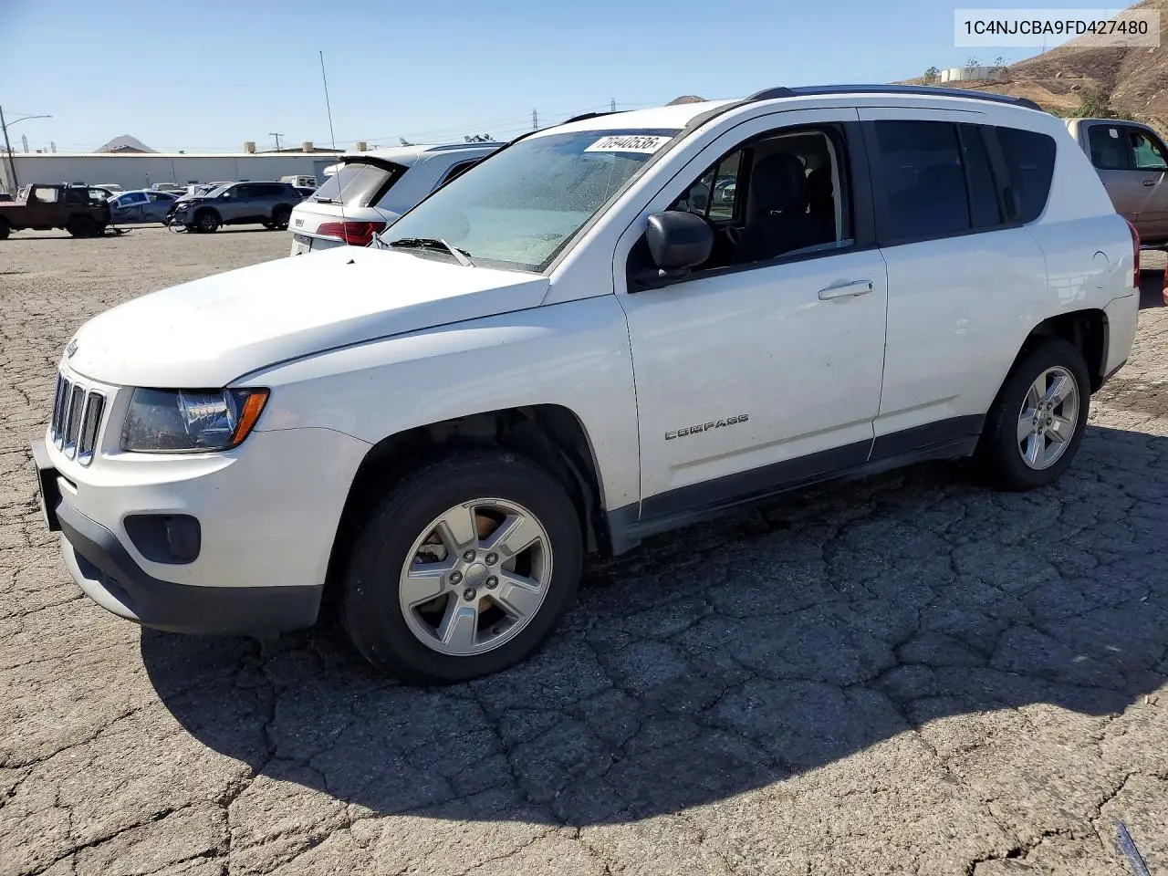 JEEP COMPASS 2015, VIN 1C4NJCBA9FD427480