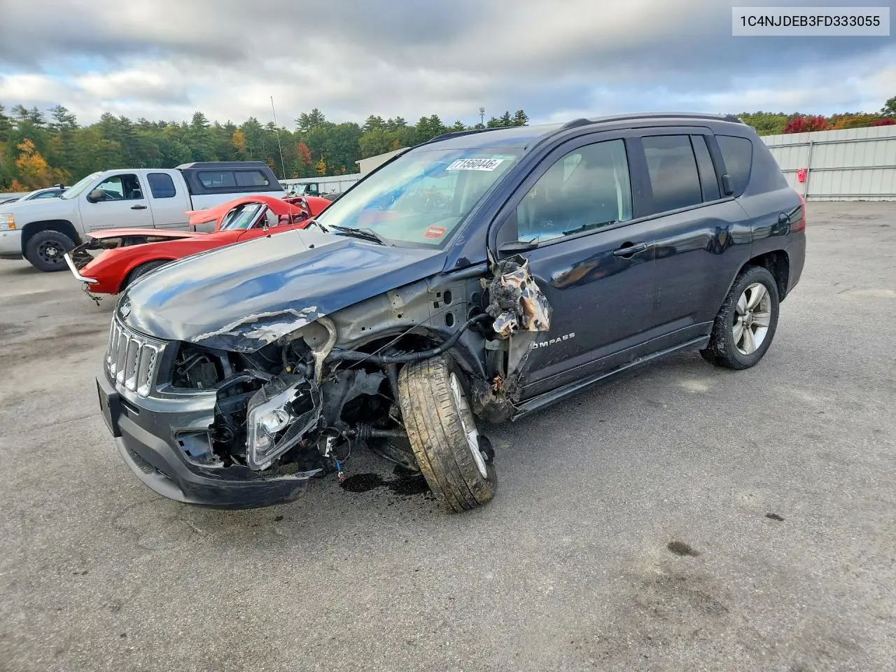 JEEP COMPASS 2015, VIN 1C4NJDEB3FD333055