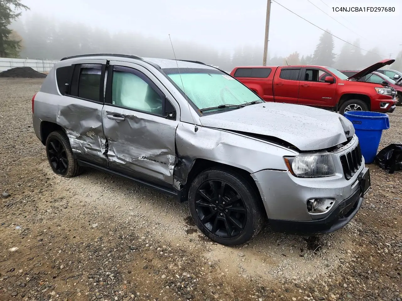 2015 JEEP COMPASS VIN 1C4NJCBA1FD297680 — фото 4