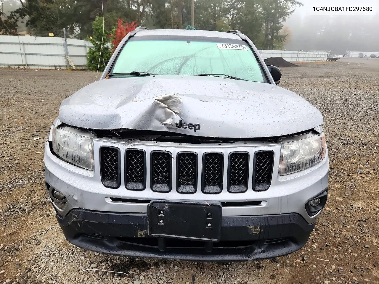 2015 JEEP COMPASS VIN 1C4NJCBA1FD297680 — фото 5