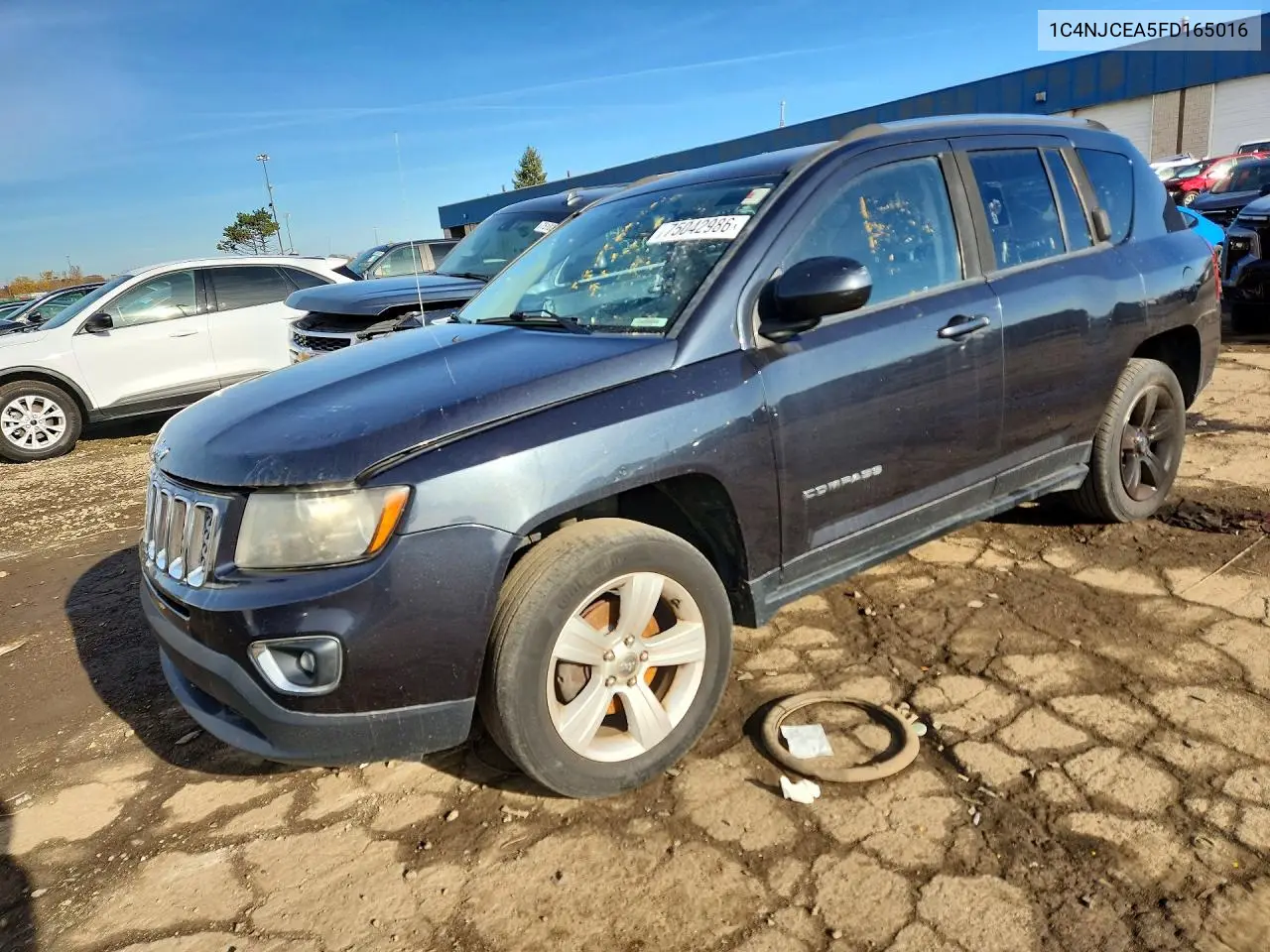 JEEP COMPASS 2015, VIN 1C4NJCEA5FD165016