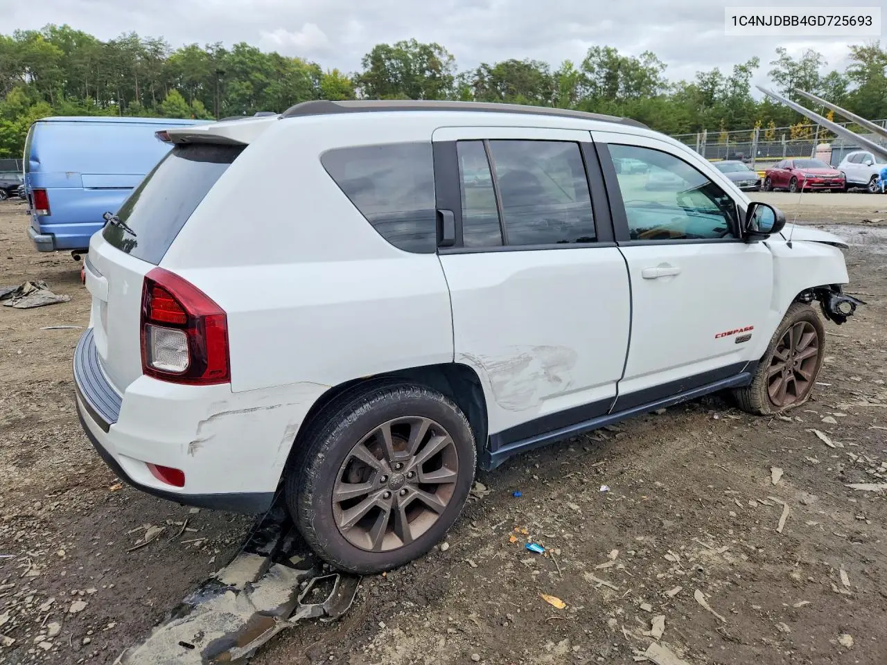 2016 JEEP COMPASS VIN 1C4NJDBB4GD725693 — фото 3